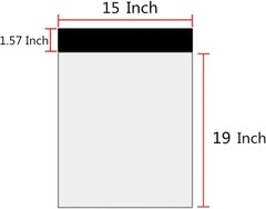 10 Pcs Self-Sealing Poly Mailers 15 X 19 Inches – Perfect for Shipping Clothes
