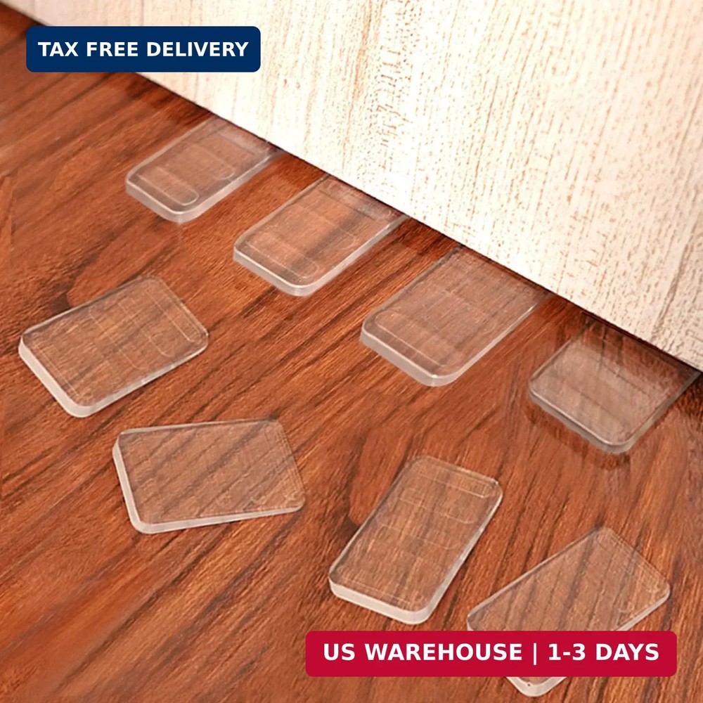 8 Pcs Table Wedge Clear Shim, Plastic Shims Levelers Adjustable Blocks Furniture