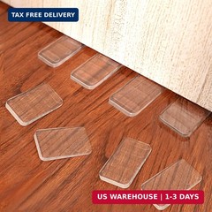 8 Pcs Table Wedge Clear Shim, Plastic Shims Levelers Adjustable Blocks Furniture