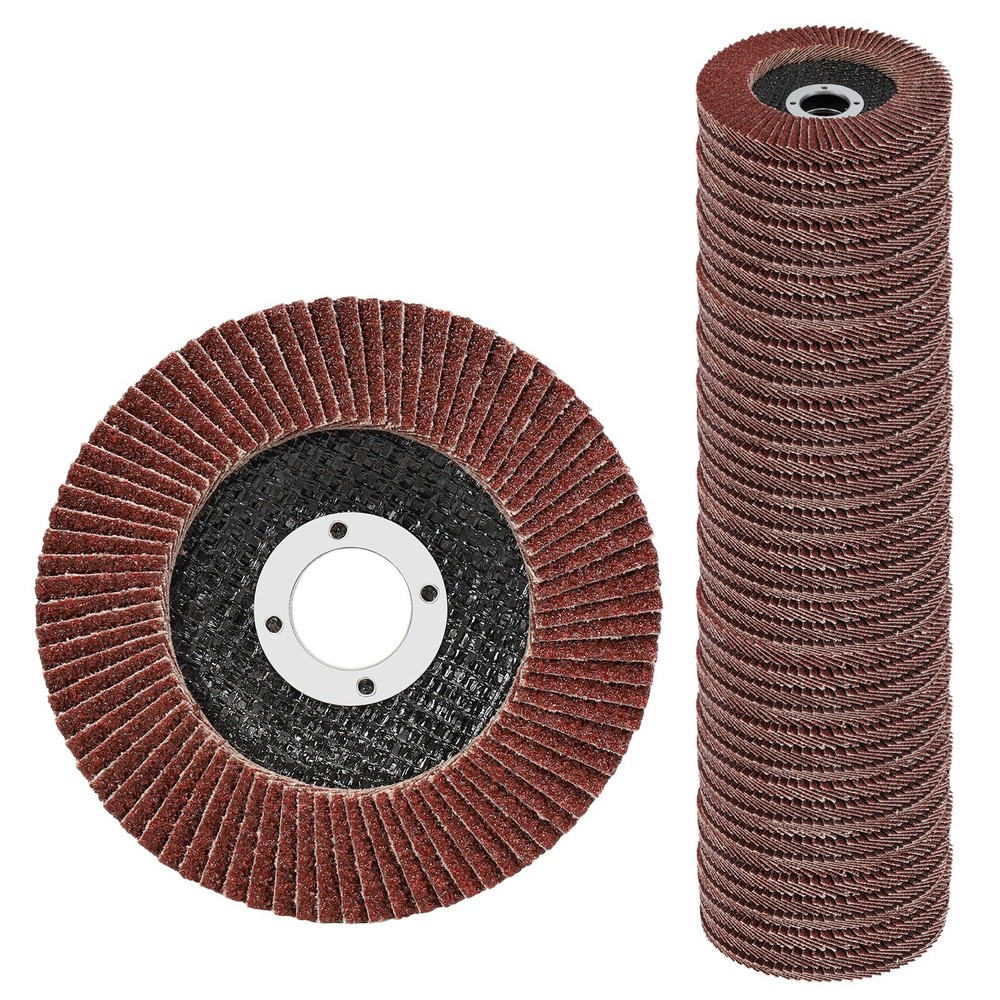 4.5 Inch Flap Discs 40 PCS – Assorted Grit 40 60 80 120 Aluminum Oxide…