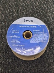 PGN ER70S-6 Solid MIG Welding Wire .030 Inch 2 Pound 2lbs Spool Copper