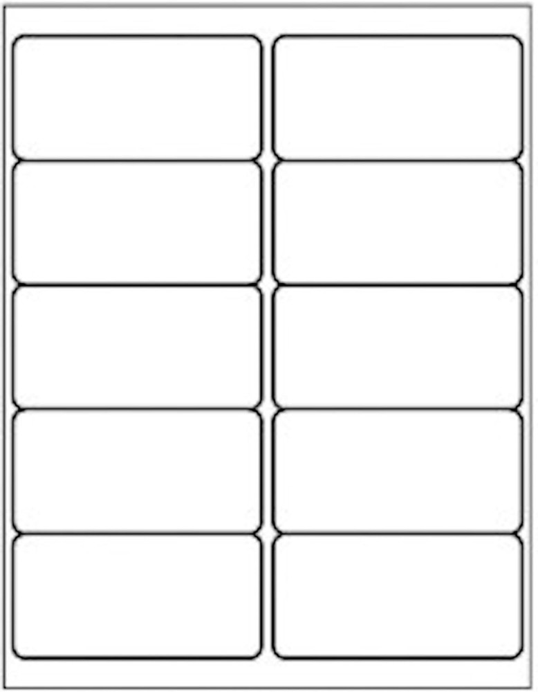 10 Up – 100 Sheets Shipping Address Labels – 2″ x 4″ – Total 1000 Labels – New