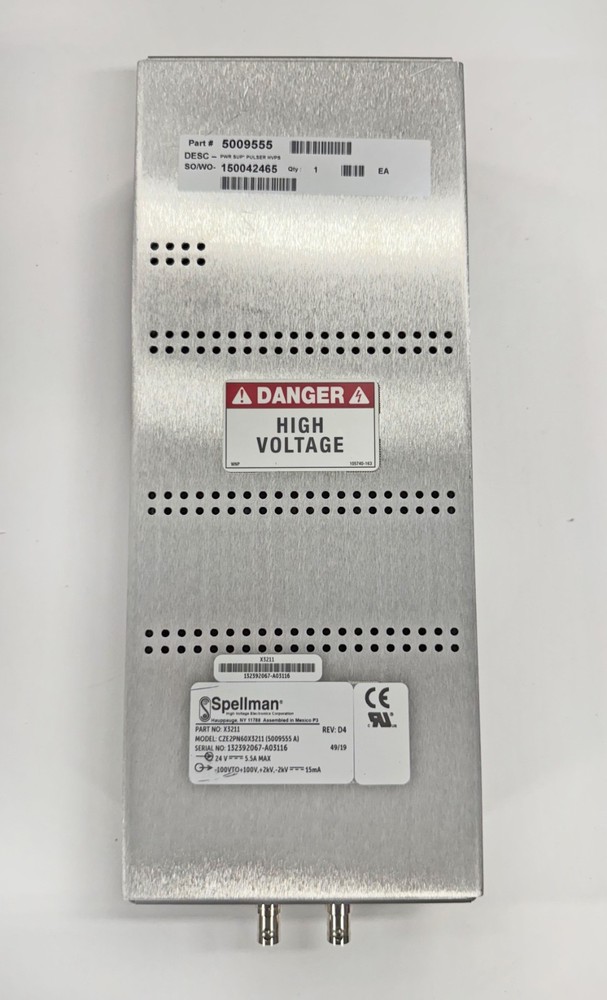 Spellman X3211 High Voltage Pulser Power Supply CZE2PN60X3211 Sciex 4600 5009555
