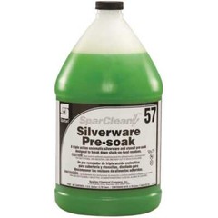 Spartan Chemical Co. 765704 SparClean 1 Gallon Silverware Pre-soak Light Green