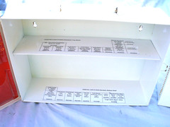 LOT of “2” Hubert Metal First Aid Cabinets, Wall Mountable First Aid Cabinets