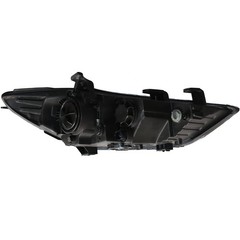2017-2018 Hyundai Elantra Halogen Headlights Pair Clear Lens Black Housing