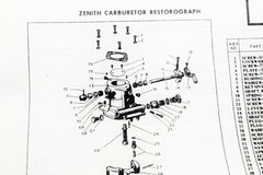 ZENITH Carburetor Kit fits Continental F244 F226 S9394 11507 12889 12890 X10