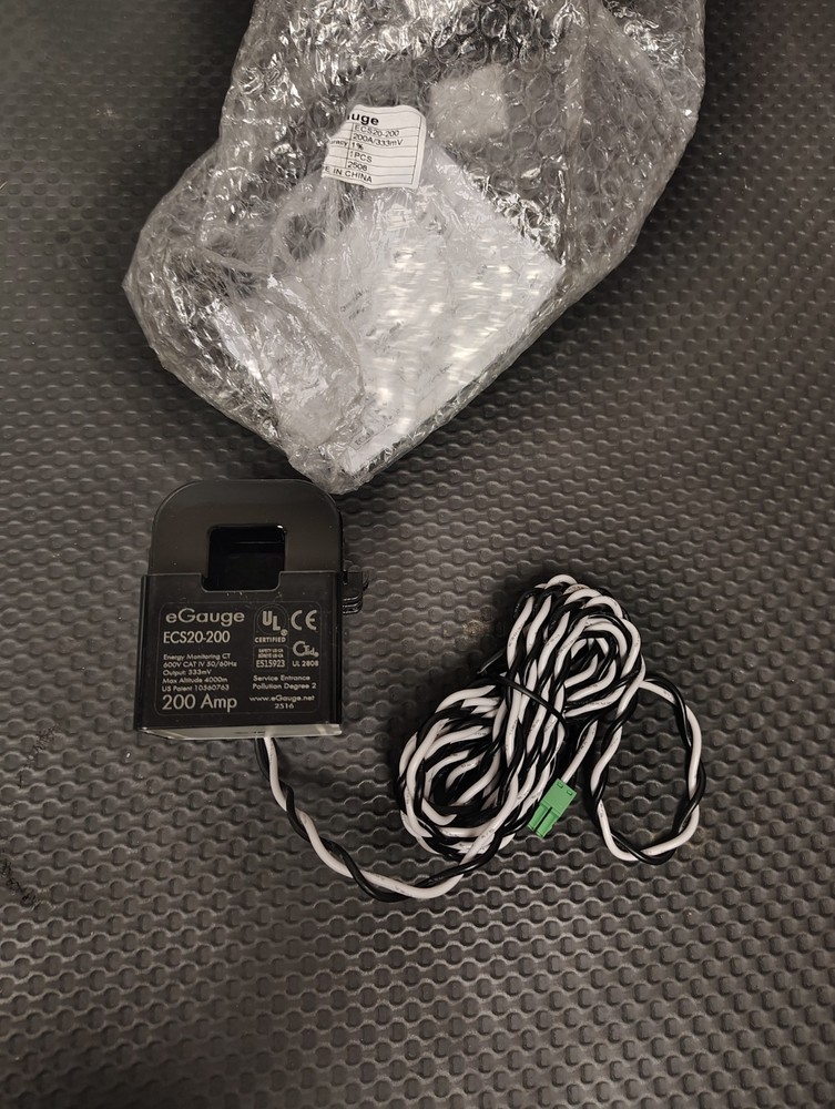 ECS20-200A 20mm AC Current Transducer by eGauge