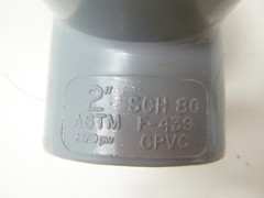 IPEX 2″ Tee CPVC Schedule 80 2″ X 2″ X 2″ Socket ASTM F-439 CP80STK – Lot of 7