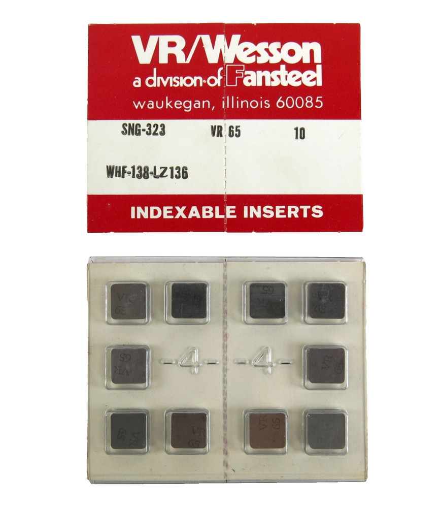VR/Wesson SNG-323 VR65 Carbide Milling Insert Pack of 10