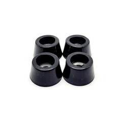 3/4″ Diameter Rubber Equipment Feet 3/8″ Tall Steel Washer Bumpers 4-12 Packs