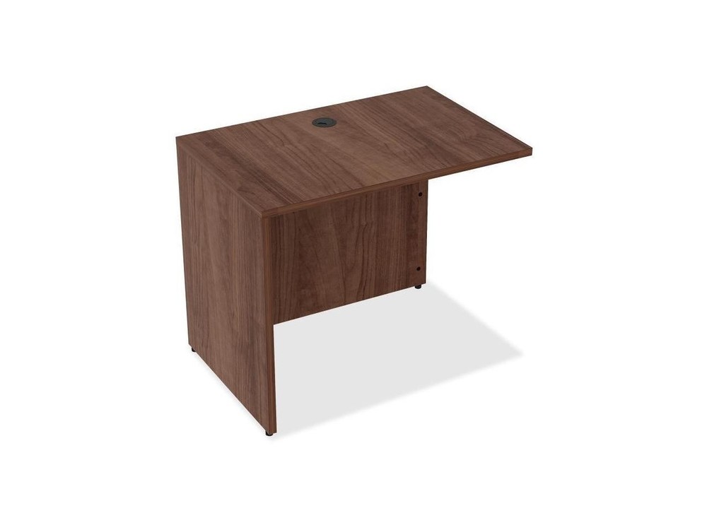 Lorell Laminate Return 35″x24″x29-1/2″ Walnut 34400