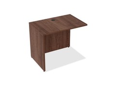 Lorell Laminate Return 35″x24″x29-1/2″ Walnut 34400
