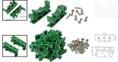 Easy-to-Install 10 Pack PCB DIN Rail Mounting Holders – Lightweight & Reliable