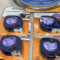 NIB Dymo LetraTag Label Maker LT-100T Printer 9 NIB Cartridges 5 Partial Bundle