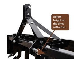 IMPACT IMPLEMENTS® Box Scraper for Category 1 Tractors