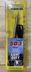 Hakko 503F-V12ED/P 503F Red Soldering Iron w/ ED6 Screwdriver Soldering Tip, 60W