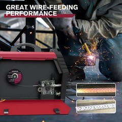 Flux Core Gasless Mig Wire, Mild Steel-E71TGS .035″ 0.9mm-2 Lbs Spool (3 Rolls)
