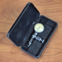 Vintage Starrett Last Word Dial Test Indicator No 711-F With Original Case USA
