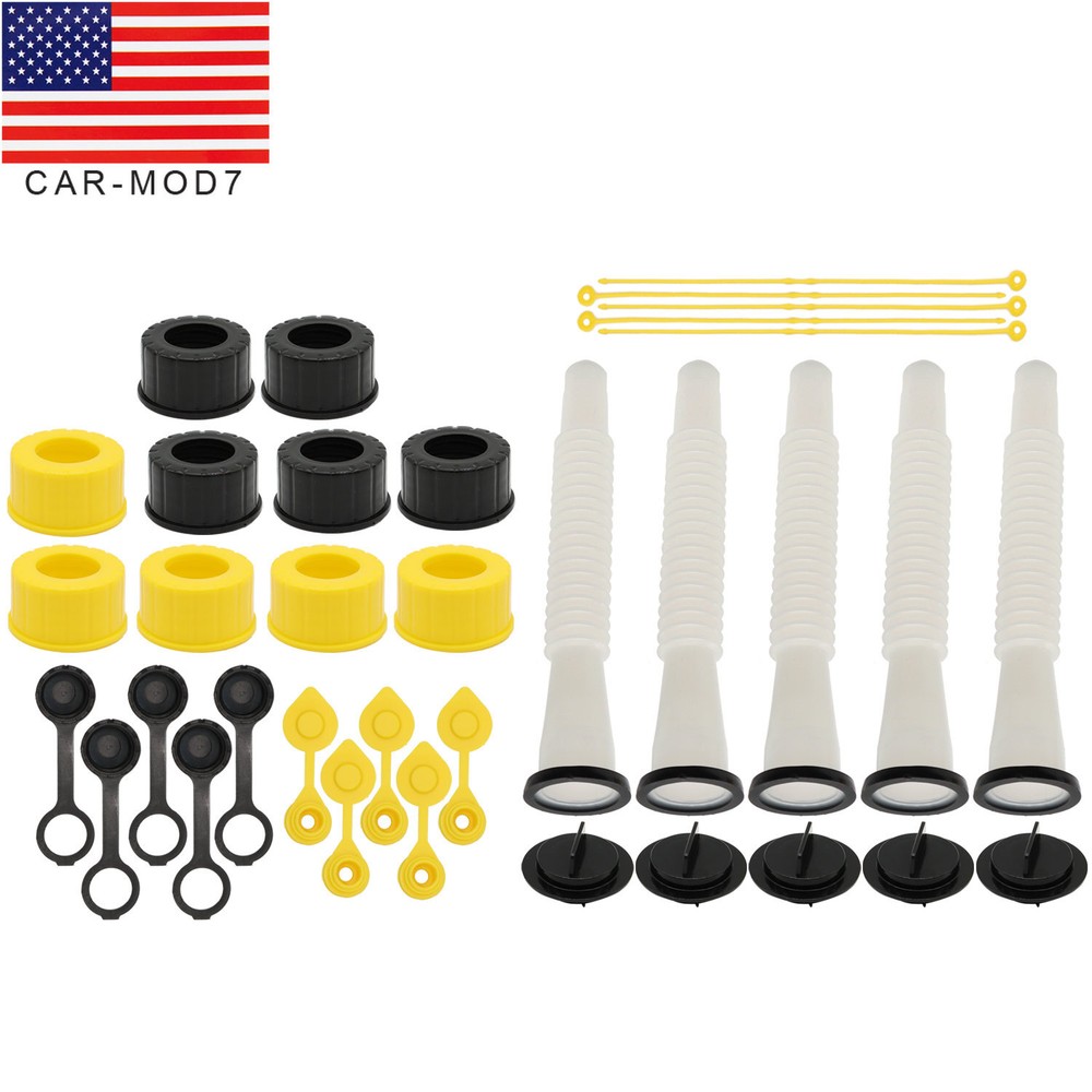 5 SETS Gas Can Spout For Blitz, Midwest ,Scepter, Briggs&Stratton Replacement