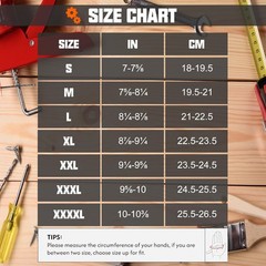 Durable Work Gloves for Construction & Gardening – X-Large with Reinforced Thumb