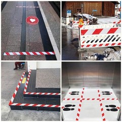 Conspicuity Tape DOT-C2 Approved Reflective Trailer Red White 5” 10’’x15’ 1 Roll