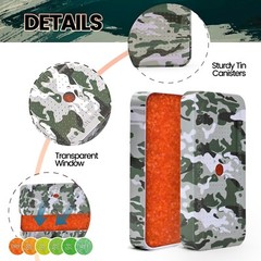 100g 2 Packs Silica Gel Canister Reusable Indicating Desiccant Dehumidifier