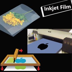 100 Sheets 8.5 x 11″ Waterproof Inkjet Milky Transparency Film Screen Print Film