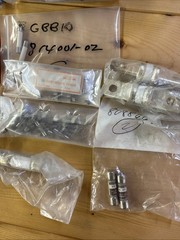 Large Mixed Industrial Fuse Lot Bussmann Gould Mersen Littelfuse NOS Surplus