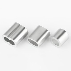 Aluminum Crimping Loop Sleeve 1/64″- 1″, Cable Ferrule Wire Rope Sleeves