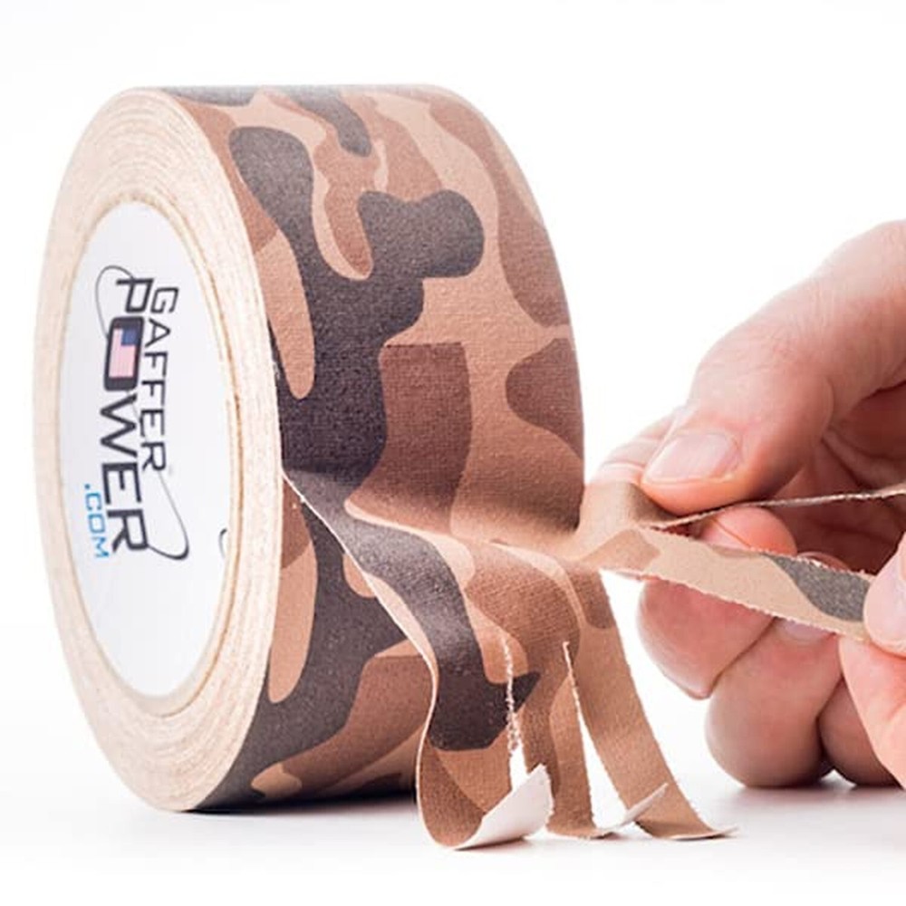 Gaffer Power Camouflage Tape, Premium Grade Gaffer Tape Desert Tan Camo Tape …