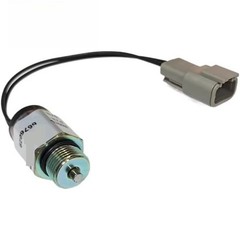 WAACGUFOC-2 12V Stop Solenoid Valve for Excavator Replacement Spare Parts