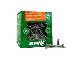 (Choose Size) 3lb SPAX Multi Material Exterior Deck Flat Head Screws T-20 Plus