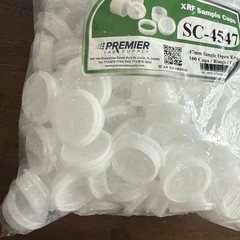 100 Pack SC-4547 – 47mm Single Open Ended XRF Sample Cups