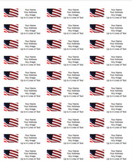 60 Personalized Return Address Labels Custom Adhesive Mailing Labels 1″ x 2.625