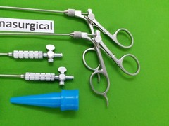 6pc Laparoscopic Port Closure & Verees Needle Endoscopy Surgical Instruments