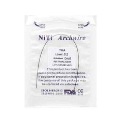 10 Packs Dental Orthodontic TMA Arch Wire Round Ovoid Round Upper/Lower 012-020