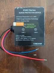 EIIDAR HVAC Series Surge Protector Type 1 Or 2 120/240 VAC 50/60 Hz