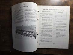 John Deere DF-B Fertilizer Grain Drill Predelivery Inst Manual PDI-M16710M 5/61