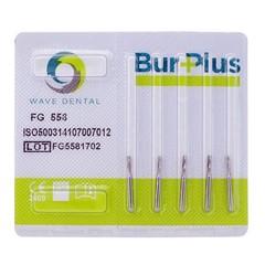 Wave Dental Carbide Burs High Speed FG 556 557 557L 558 Straight Fissure 1.6mm
