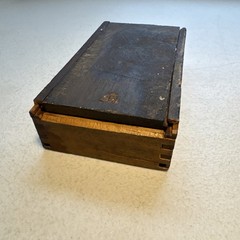 Vintage The L.S. Starrett Co. Planer & Shaper Gage No. 246 Empty Wooden Box