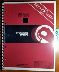 John Deere 8000 8100 8200 8250 8300 8350 Grain Drill S/N -25000 Operator Manual