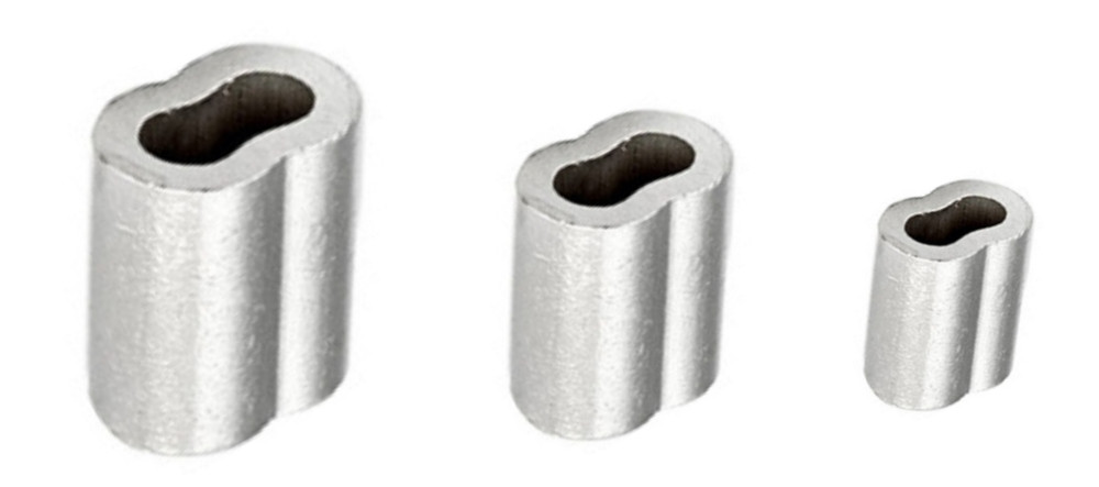 1/16″ Aluminum Sleeves Swage Ferrule for Wire Rope Cable
