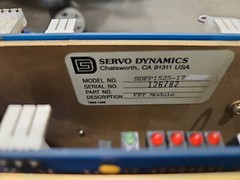 Servo Dynamics Four Position Chassis With Three DC Amplifiers SDFP4-1525-172-3