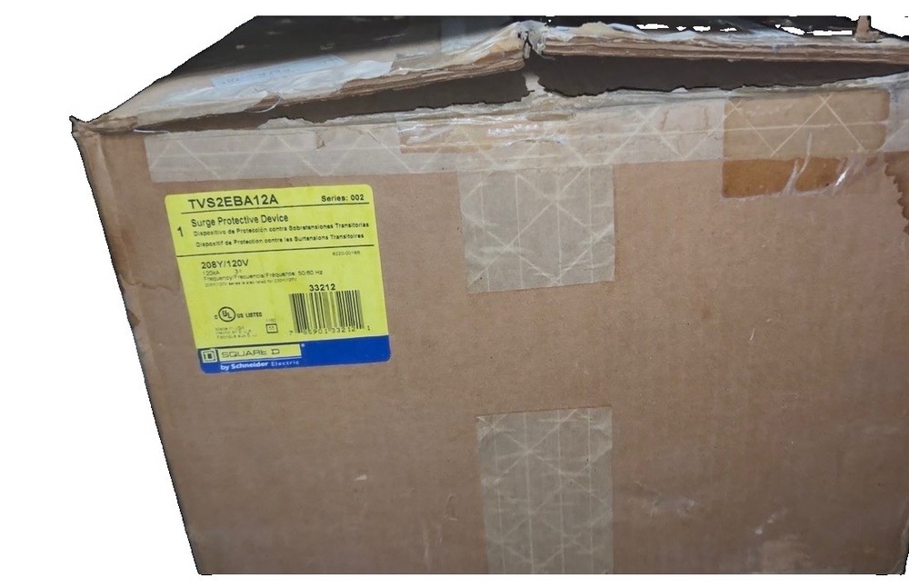 SQUARE D SURGELOGIC TVS2EBA12A 120/240 SURGE PROTECTIVE DEVICE
