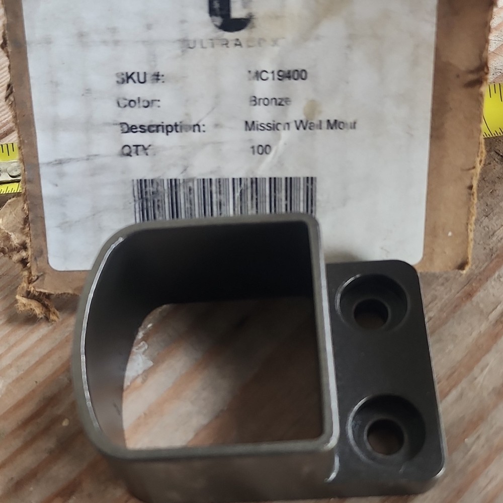 Ultralift MC19400 Bronze Mission Wall Mount Bracket, 3 in Length