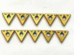 (10) Pcs VALENITE 16IR56 UN VC905 carbide threading inserts-NOS