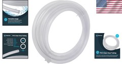 Multi-Purpose 10ft Clear PVC Tubing 1/2” ID 5/8” OD – Ideal for Aquariums