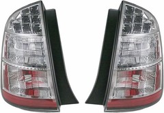 TRQ Pair Tail Lights 2004-2009 Toyota Prius Brake Lamp Assembly