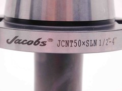 NEW NMTB50 JACOBS 1/2 ID SOLID END MILL TOOL HOLDER .5 JCNT50XSLN1/2″-4″